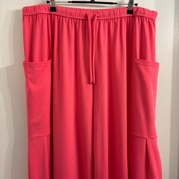 Pink Wide Leg Pants - Picture 3 of 7
